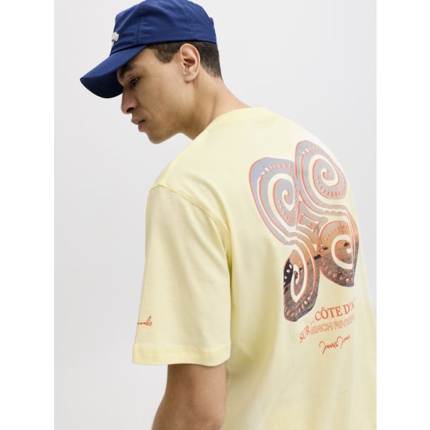 JACK & JONES Muška žuta majica eres - EP3080982