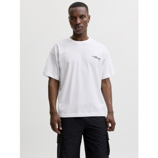 JACK & JONES Muška bela majica eterna - EP3080994