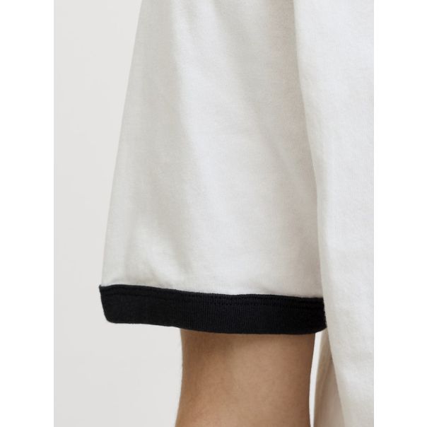 JACK & JONES Muška bež majica menton - EP3081000
