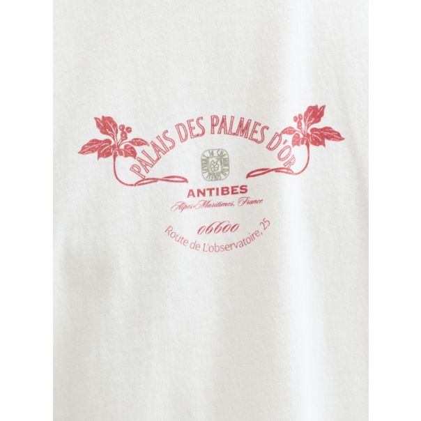 JACK & JONES Muška bež majica menton - EP3081000