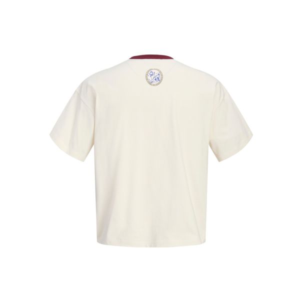 JACK & JONES Muška bež majica atocha - EP3081033