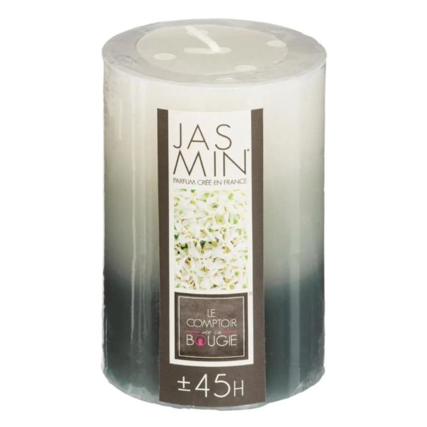 ATMOSPHERA Sveća Nina jasmin 6,5x10 cm vosak siva - 123305M