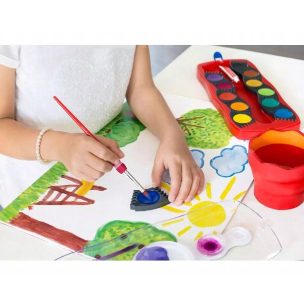 FABER CASTELL Vodene boje Connector, set 1/12 125023 - 125023