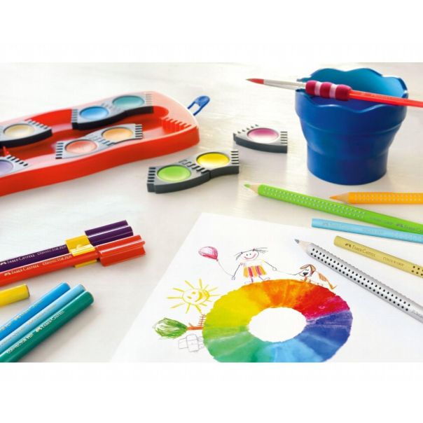 FABER CASTELL Vodene boje Connector, set 1/12 125023 - 125023