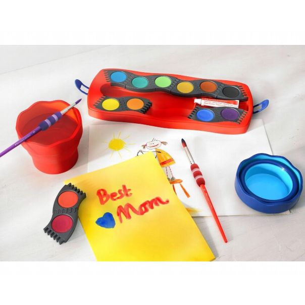 FABER CASTELL Vodene boje Connector, set 1/12 125023 - 125023