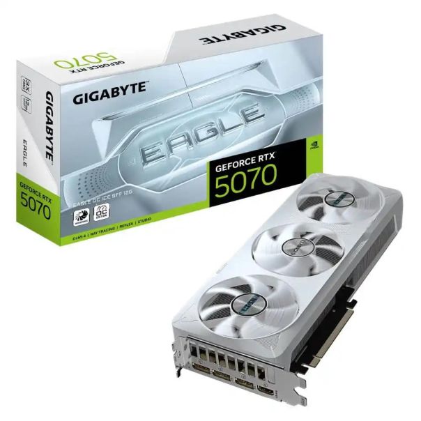 GIGABYTE Grafička karta GV-N5070EAGLEOC ICE-12GD RTX 5070 EAGLE OC ICE SFF 12GB - VGA02976