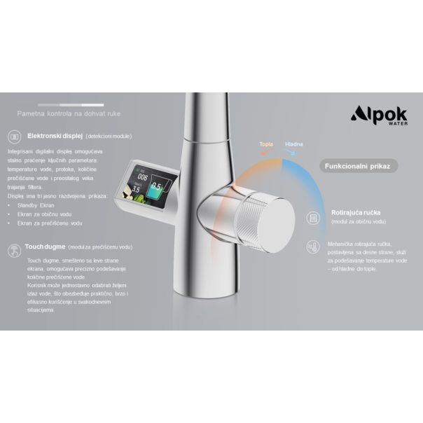 ALPOK Touchless Pro Slavina zlatna - EP3027135