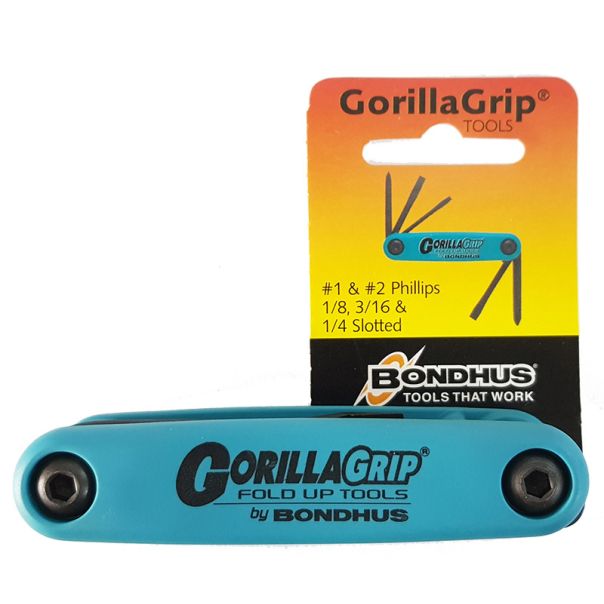 Ključevi imbus na plastičnom držaču Bondhus GorillaGrip PH/SL 12547 5 kom - 12547