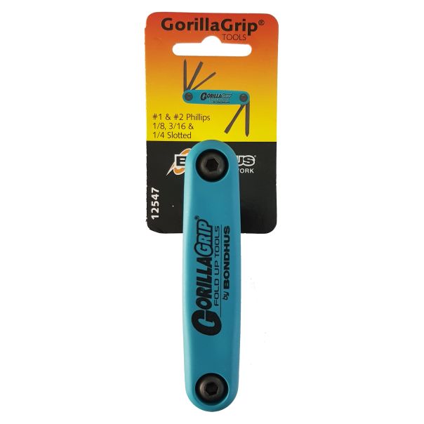 Ključevi imbus na plastičnom držaču Bondhus GorillaGrip PH/SL 12547 5 kom - 12547