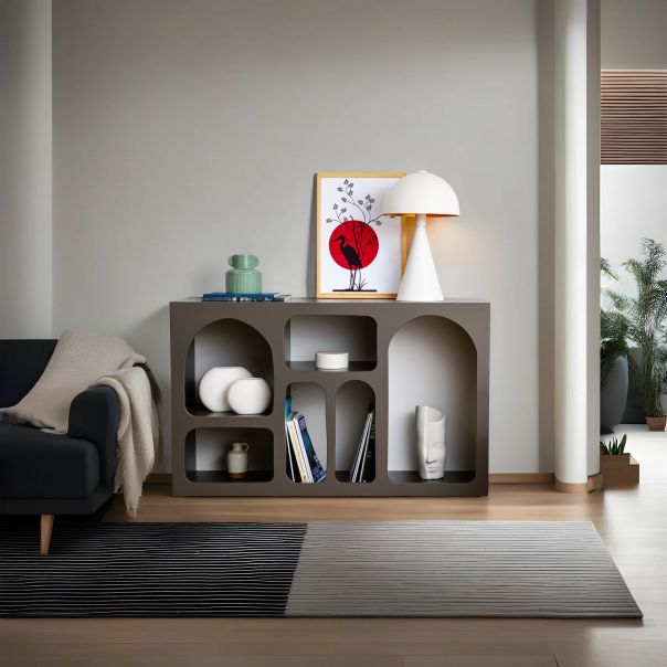 HANAH HOME Komoda Liva, antracit - 125GLN1222