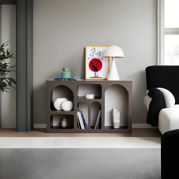 HANAH HOME Komoda Liva, antracit - 125GLN1222