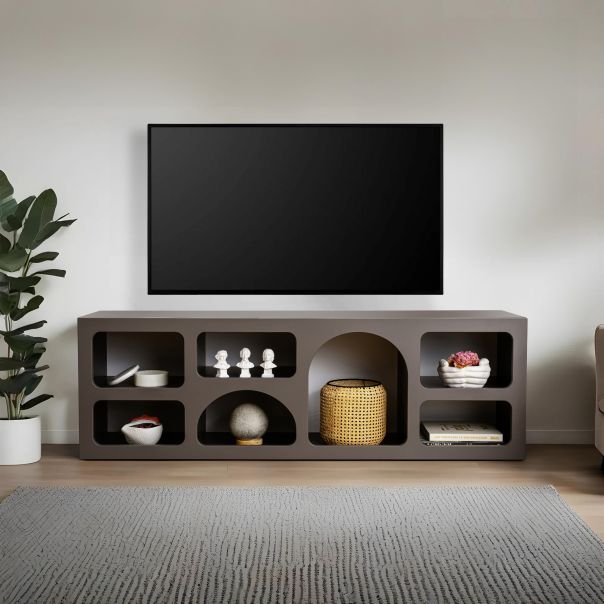 HANAH HOME Komoda Lorin, antracit - 125GLN1228