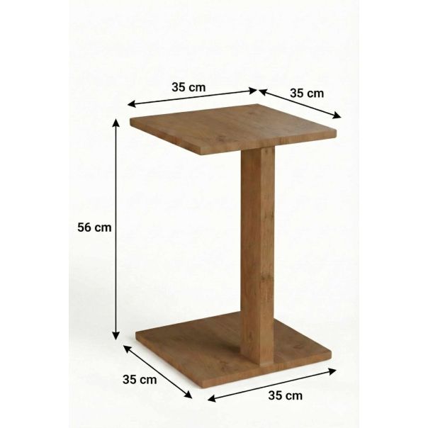 HANAH HOME Konzolni sto Artmtkcsdtble, braon - EP3056523