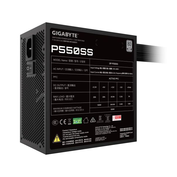 Napajanje 550W Gigabyte GP-P550SS Silver - GP-P550SS