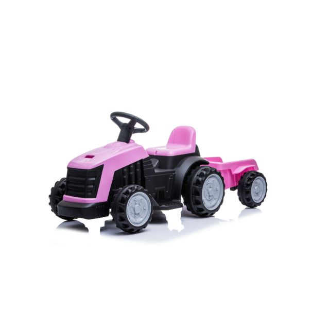 PREMIUM STIL Traktor Sa Prikolicom Roze - 12670