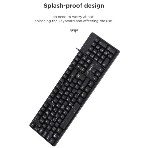 AULA Tastatura AK205 USB, US/YU - IG57640