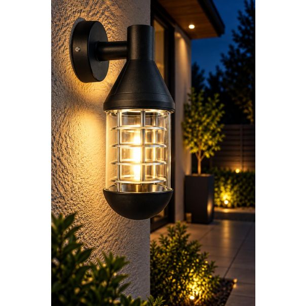 MKS Zidna lampa E27 – crna - EP3265188