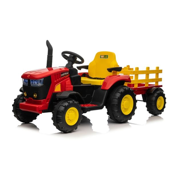 PREMIUM STIL Traktor Sa Prikolicom Crveni - 12726