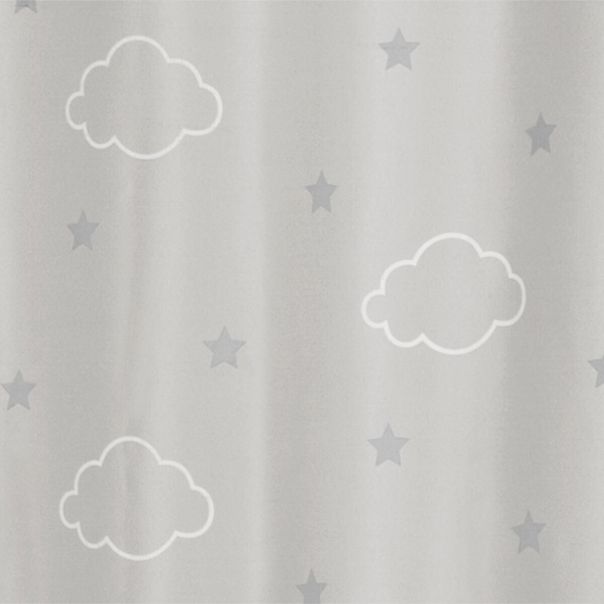 ATMOSPHERA Zavesa Glow in the dark 140x250cm poliester siva - 127372B