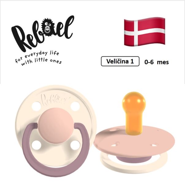 REBAEL varalice za bebe, 0-6 mes, 2 kom, Champagne i Blush, RBL12841428 - EP3271356