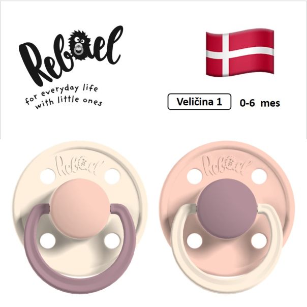 REBAEL varalice za bebe, 0-6 mes, 2 kom, Champagne i Blush, RBL12841428 - EP3271356