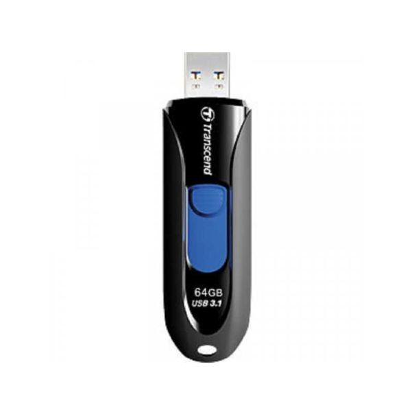 TRANSCEND USB Flash memorija 64GB JetFlash 790K, crna/plava - 128562