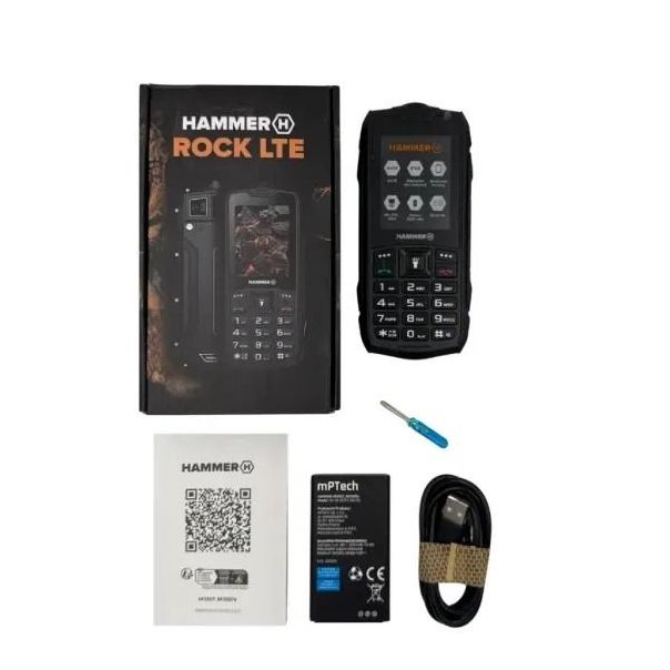 Mobilni telefon Hammer ROCK LTE Black IP68 - EP3324378