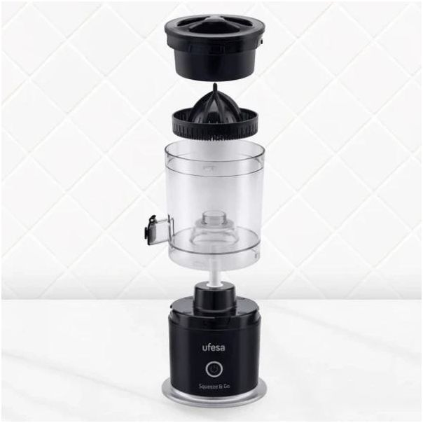 UFESA Cediljka za citruse Squeeze&Go, crna - 8422160056222