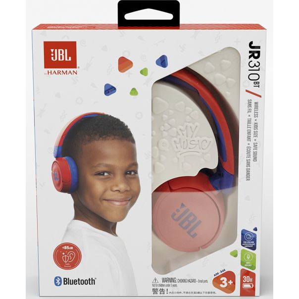 JBL Bežične slušalice Jr310BT, crvena/plava - 129388
