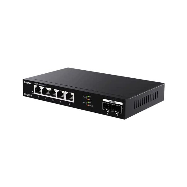 TENDA Svič 2.5Gbps 5-port TEM2007X Metal case/2x10G SFP+ - EP2539581