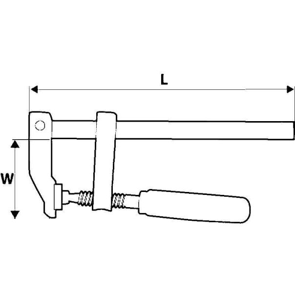 TOPEX Stega stolarska 50x150 mm - 12A100