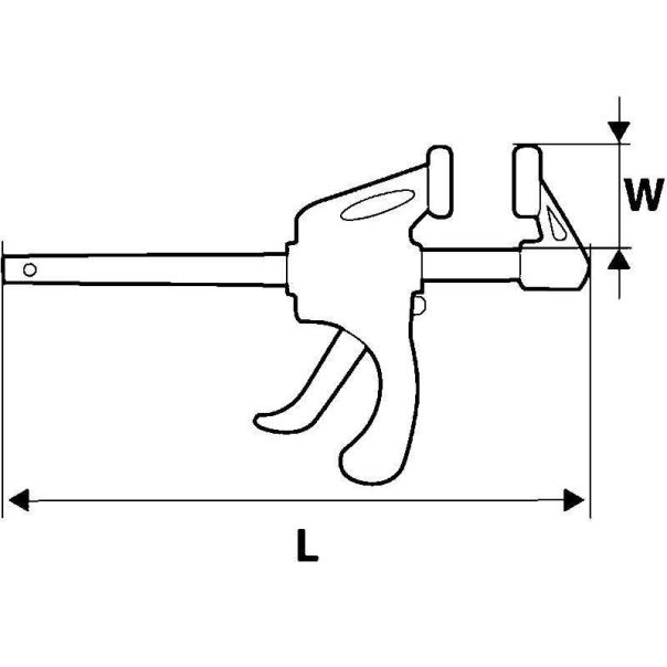 TOPEX Stega pištoljska - 12A530
