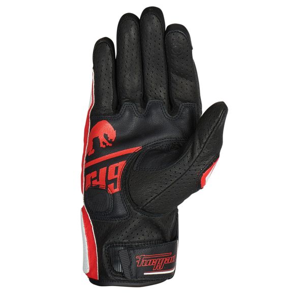 FURYGAN Td roadster crveno bele rukavice - 12FUR4543102