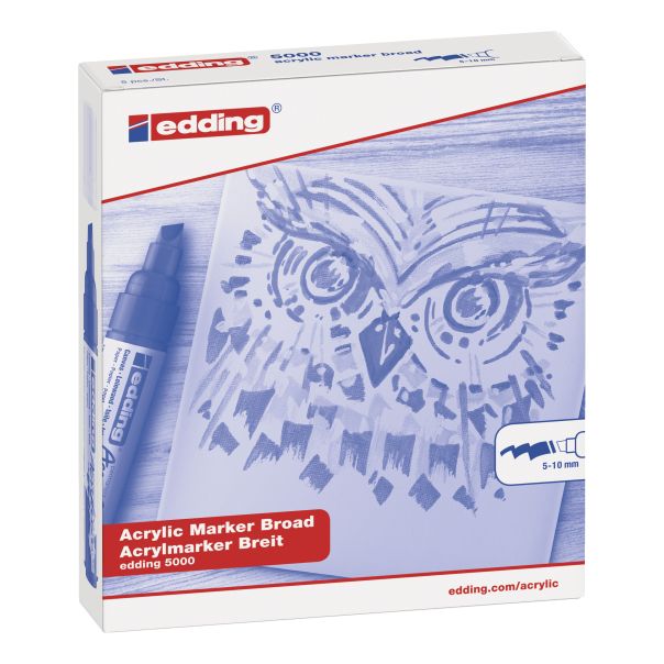 EDDING Akrilni marker E-5000 broad 5-10mm kosi vrh - 12MA50B