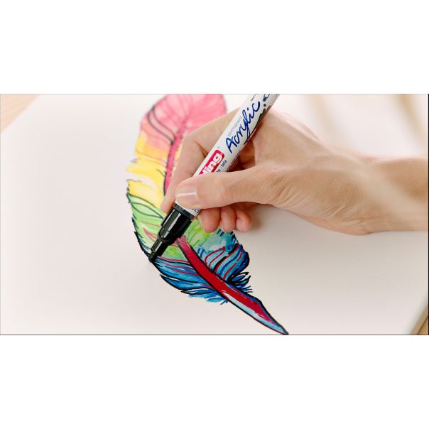 EDDING Akrilni marker E-5100 medium 2-3mm obli vrh - 12MA51IN