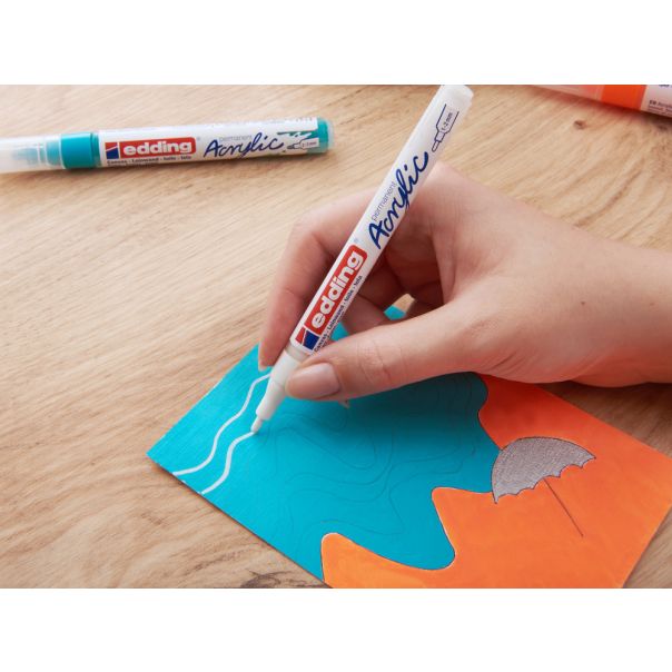 EDDING Akrilni marker E-5300 fine 1-2mm obli vrh - 12MA53FG