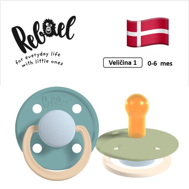REBAEL varalice za bebe, 0-6 mes, 2 kom, Morska pena i Maslina, RBL13061926 - EP3271367