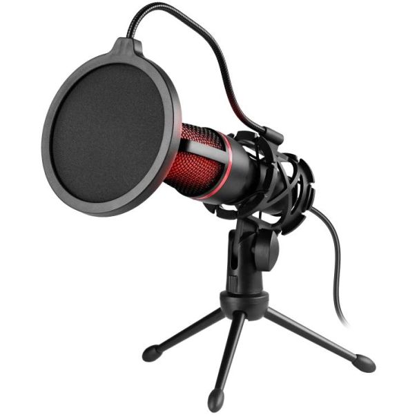 Gaming stream mikrofon Defender Forte GMC 300 3.5mm 1.5m kabl ljubicasti - EP2670240