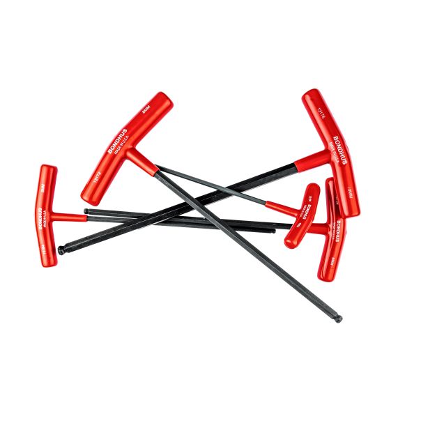 Set T-odvijača sa kugličnom glavom Bondhus ProGuard HEX 4,0 - 10,0 13148 5 kom - 13148