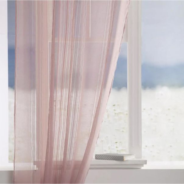 ATMOSPHERA Zavesa Lisa 140x240cm poliester roze - 131622V