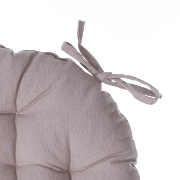 ATMOSPHERA Sedalica okrugla 38x6,5cm pamuk bež - 131649D