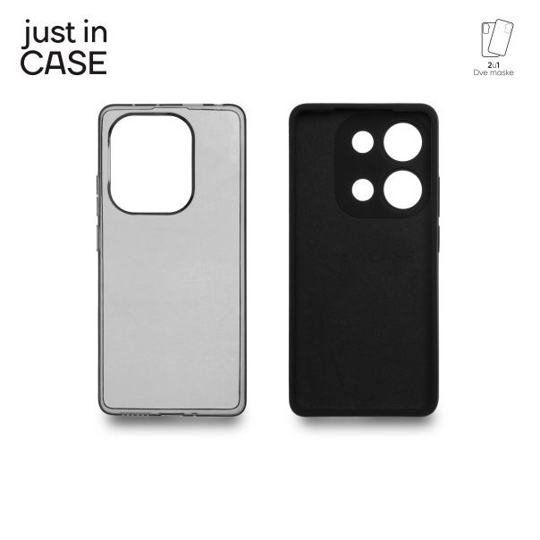 JUST IN CASE 2u1 Extra case MIX paket maski za Redmi Note 13 Pro 4G, crna - MIX325BK