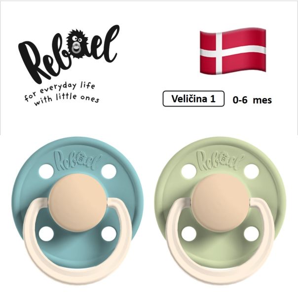 REBAEL varalice za bebe, 0-6 mes, 2 komada, Plava, RBL13201920 - EP3221631