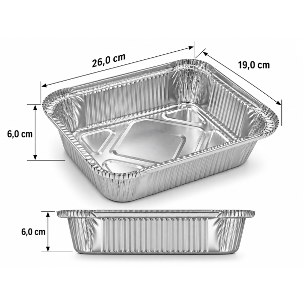 MKS Aluminijumska posuda 26 × 19 cm - EP3267965