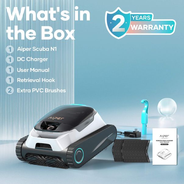 AIPER Robot - Scuba N1 X5 Wi-fi robot za bazen do 150m2 (15m dužine) - 13291
