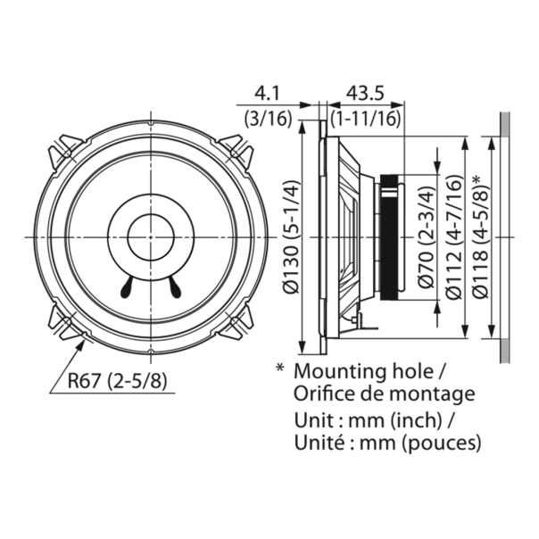 Kenwood KFC-S1356 - 13332-1-1