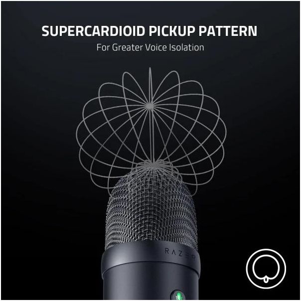 Gaming mikrofon RAZER Seiren V2 X black RZ19-04050100-R3M1 - RZ19-04050100-R3M1