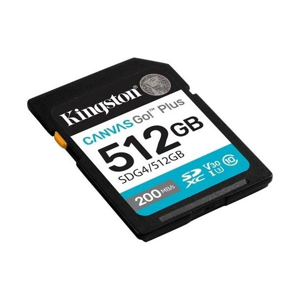 Micro SD Card 512GB Kingston SDG4/512GB class 10 200Mbs/160Mbs - EP2710056