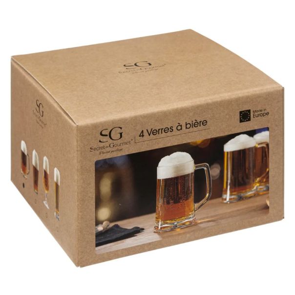 SECRET DE GOURMET Čaša za pivo 4/1 320ml - 134800