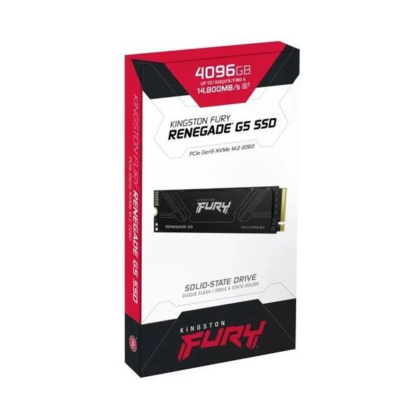 SSD M.2 NVMe 8TB Kingston FURY Renegade SFYR2D/8T1 14800MBs/14000MBs - SFYR2D-8T1